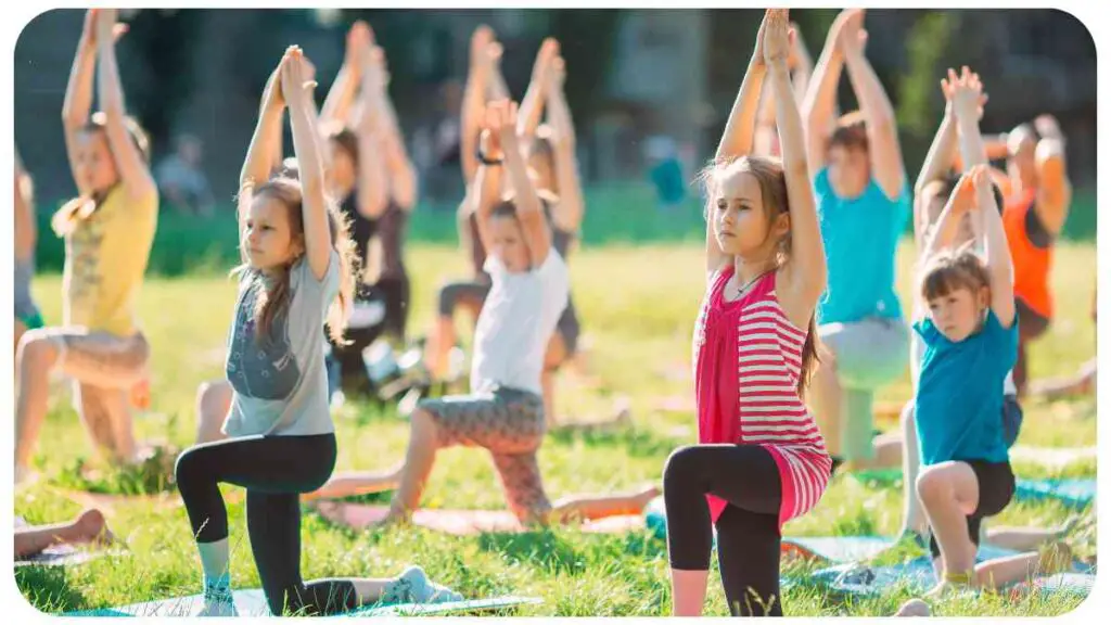 Kid yoga